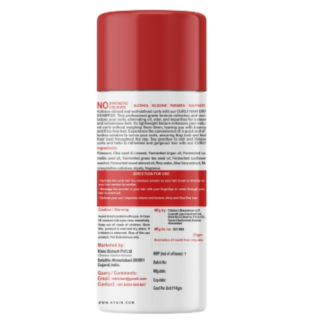 Ktein Natural 100% Plant Based Hair Detox Dry Shampoo - Swadesiicart