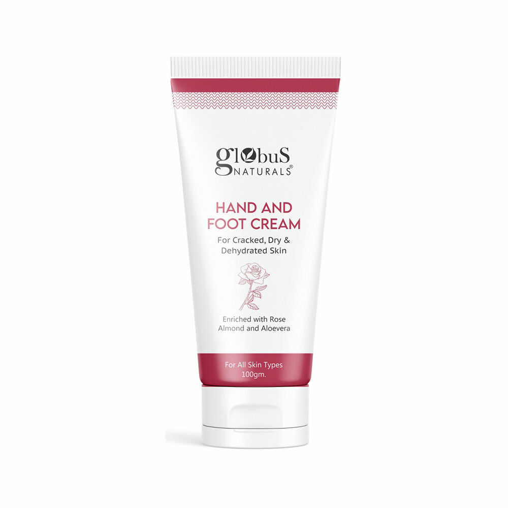 Globus Naturals Nourishing Hand & Foot Cream, On The Go Hydration | Swadesiicart