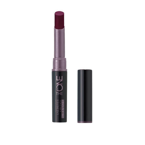 Oriflame The One Colour Unlimited Lipstick Super Matte - Persistent Plum - Swadesiicart