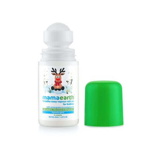 Mamaearth Baby Breathe Easy Vapour Roll-On For Relieves Congestion & Promotes Easy Breathing