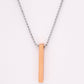NVR Men's Set of 2 Gold & Blue Geomatric Pendent With Chain | Swadesiicart