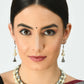 Mominos Fashion Johar Kamal Silver-Plated Brass Finish Pearls Work Choker For Women (White) | Swadesiicart