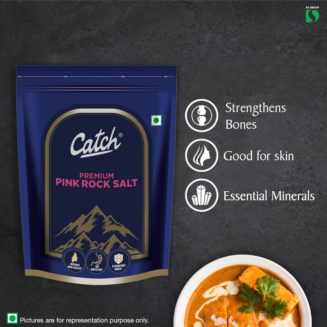 Catch Premium Pink Rock Salt - Swadesiicart