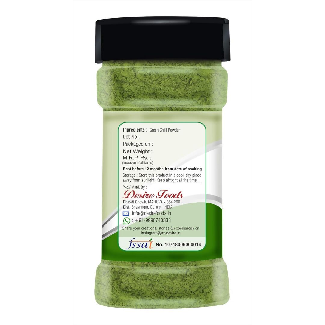 Desire Green Chilli Powder - Swadesiicart