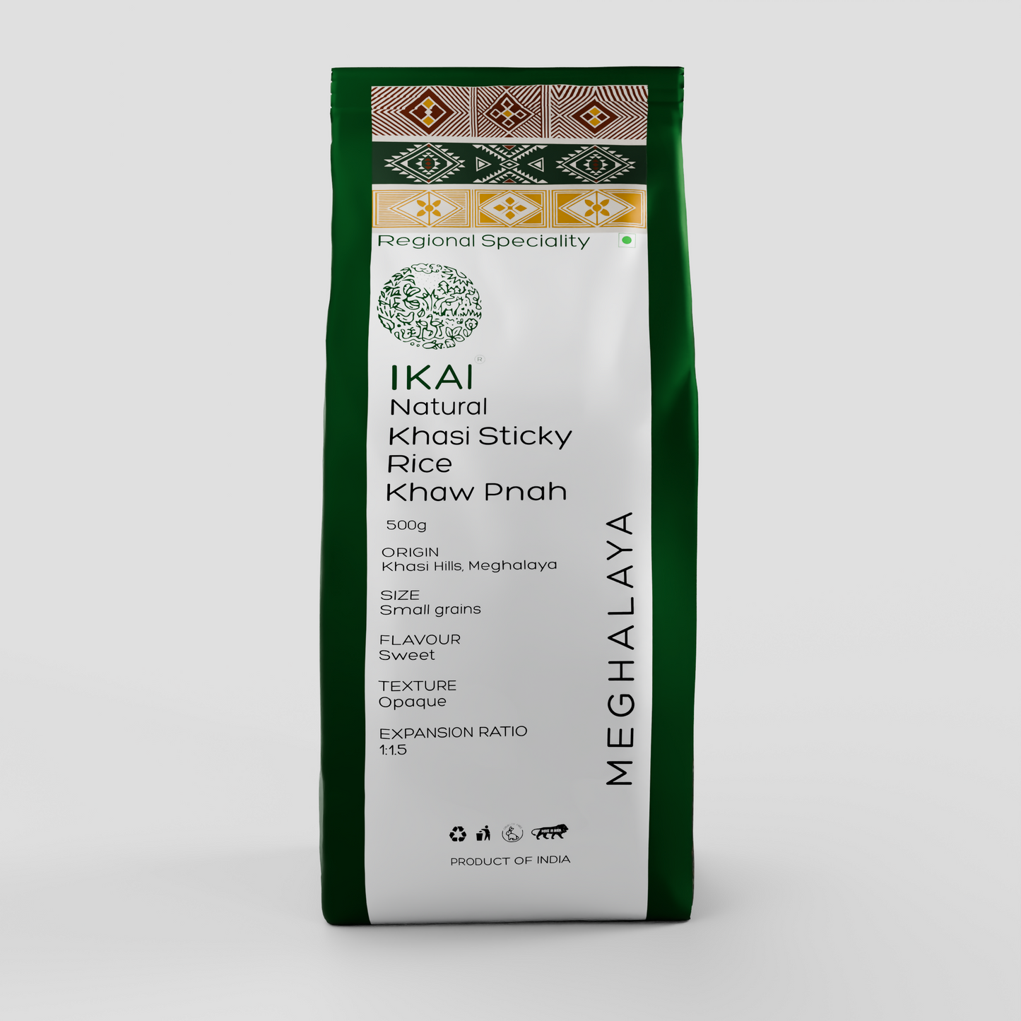 2 - Natural Khasi Sticky Rice - 500 gm