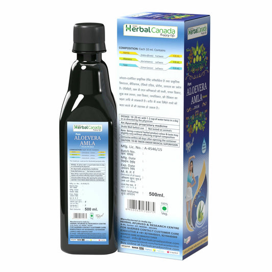 Herbal Canada Aloevera Amla Swaras - Swadesiicart