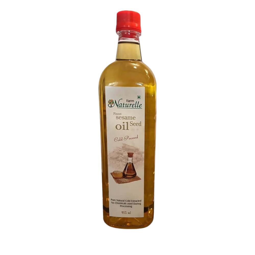 Farm Naturelle Cold Pressed Virgin White Sesame Seed Oil - Swadesiicart