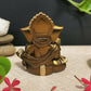 Gold Art India Gaddi Ganesh Idol For Car Dashboard - Swadesiicart