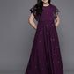 Ahalyaa Women's Traditional wear Kurta Set - Burgundy | Swadesiicart