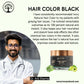 Ivory Natural Black Hair Color - Plant-Based Natural Hair Color - Both For Men Women | Swadesiicart