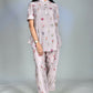 Morchari Digital Print Semi Muslin Co-Ord Set Top & Trouser-Multicolor - Swadesiicart