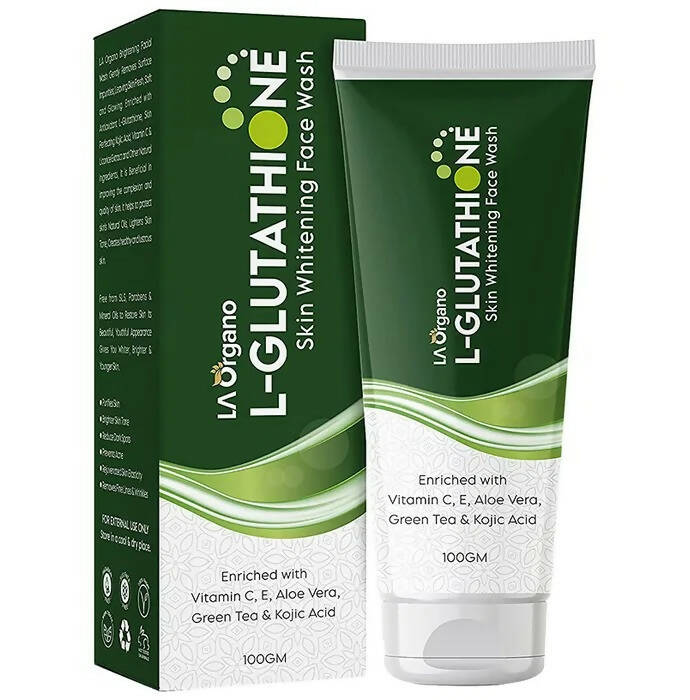 LA Organo L-Glutathione Skin Whitening Face Wash | Swadesiicart