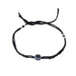 NVR Women Set of 2 Evil Eye Adjustable Black Anklets - Swadesiicart