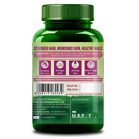 Himalayan Organics Biotin 10000 Mcg with Keratin, Amino Acids & Multivitamin Tablets | Swadesiicart