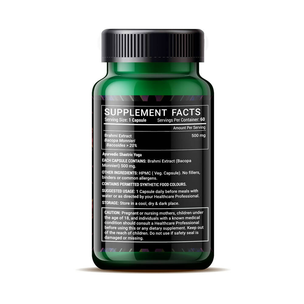 Livestamin Brahmi Extract Capsules - Swadesiicart