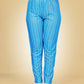 Jyoti Fashion Women's Sky Blue Viscose Rayon Embroidered Kurta Pant Set | Swadesiicart