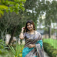 Vishnu Weaves Women's Rama Soft Tussar Silk Saree with Blouse - Swadesiicart