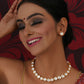 Kundan Choker with Studs Jewellery Set (Gold) - Ruby Raang - Ruby Raang Studio