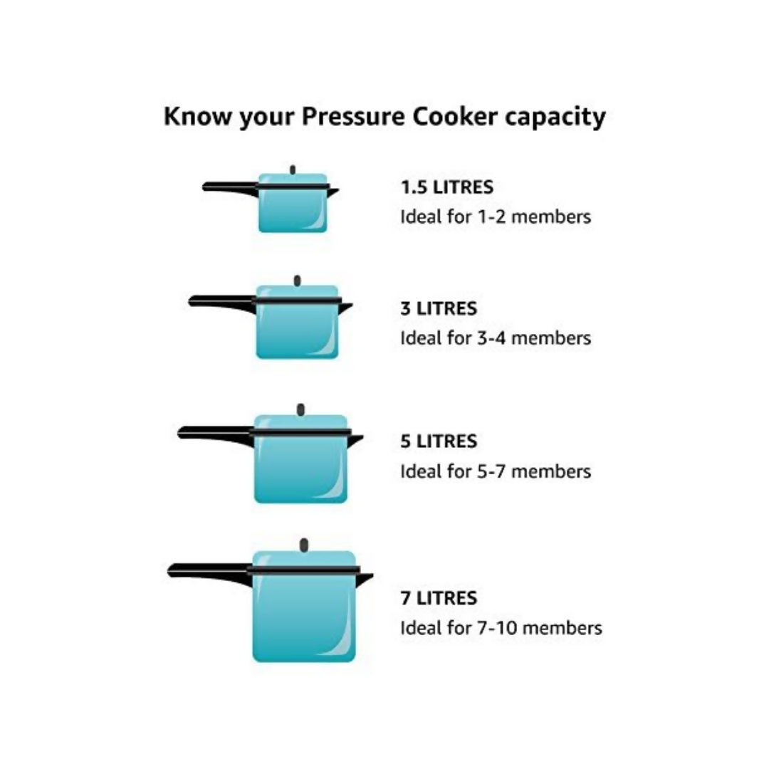 All in to Pressure Cooker Whistle Fits Various Cooker Sizes and Lid Types - Swadesiicart