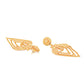 Golden Earrings (Gold) - Ruby Raang - Swadesiicart