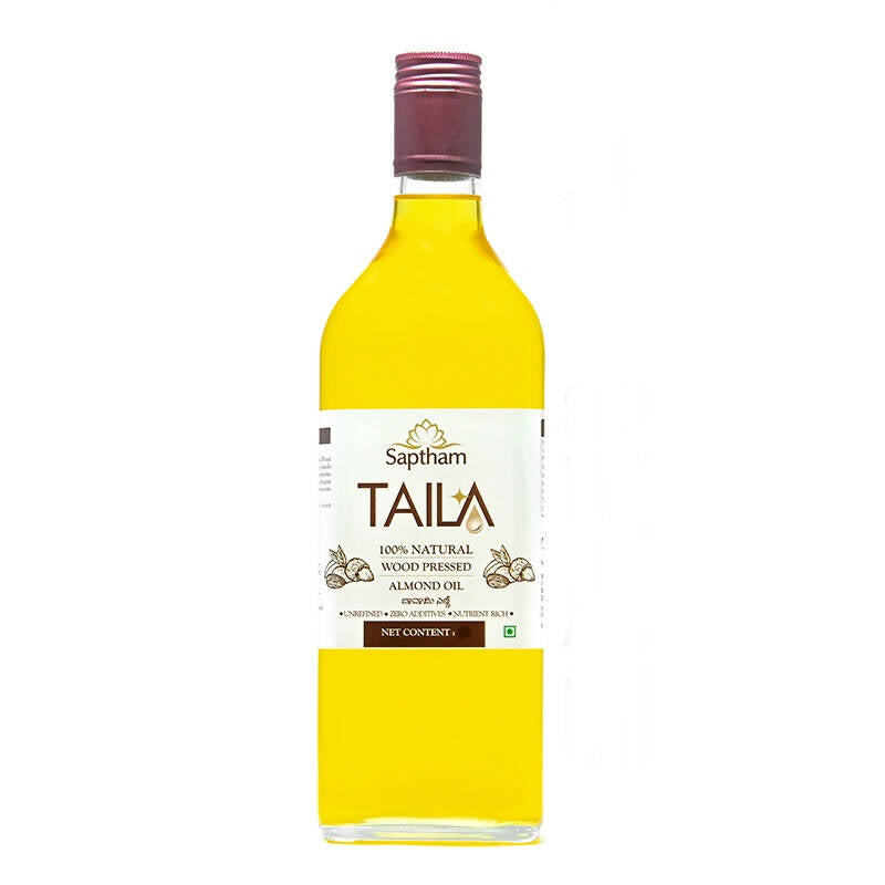 Saptham Taila 100% Wood Pressed Almond Oil - Swadesiicart