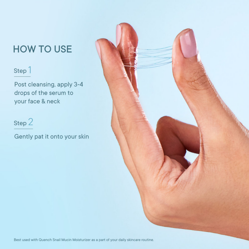 Quench 96% Snail Mucin Collagen Boost Serum | Swadesiicart