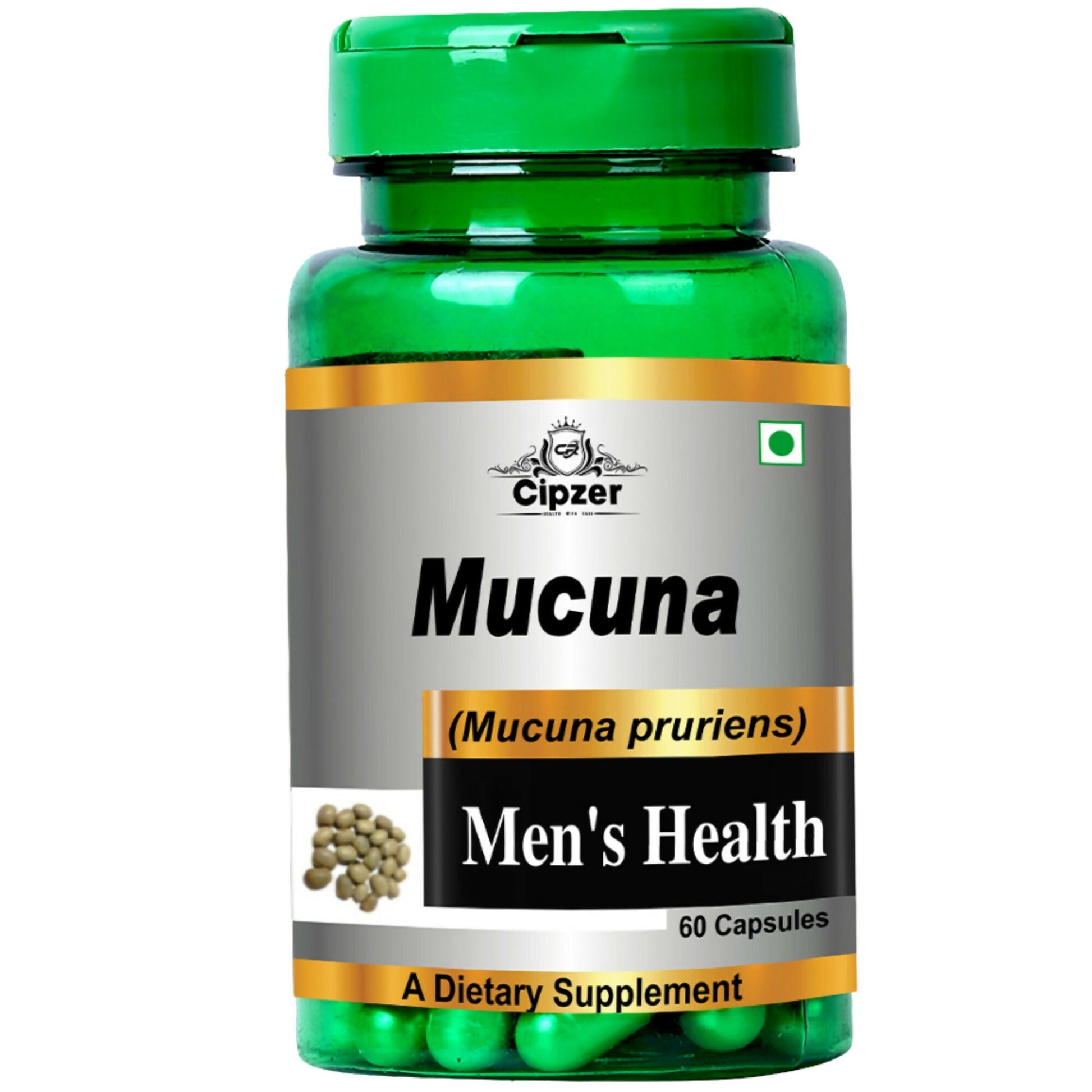 Cipzer Mucuna Capsules | Swadesiicart