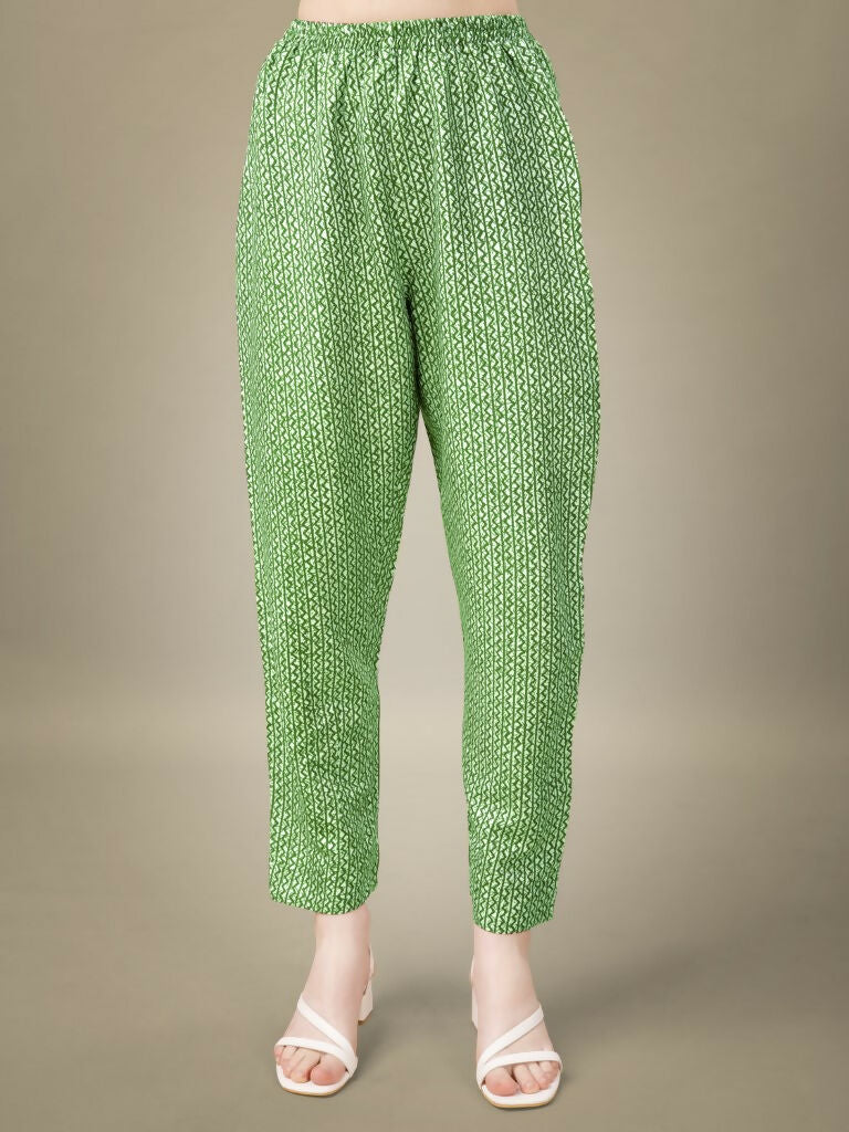 Jyoti Fashion Women's Green Rayon Embroidery & Sequence work Kurta with Trouser & Dupatta | Swadesiicart