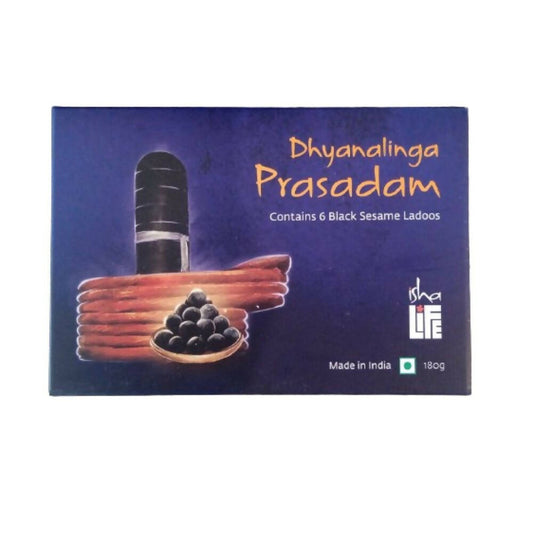 Isha Life Dhyanalinga Prasadam (Black Sesame Laddus) | Swadesiicart