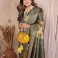 Aastha Fashion Mustard Banarasi Tissue Silk Weaving Saree