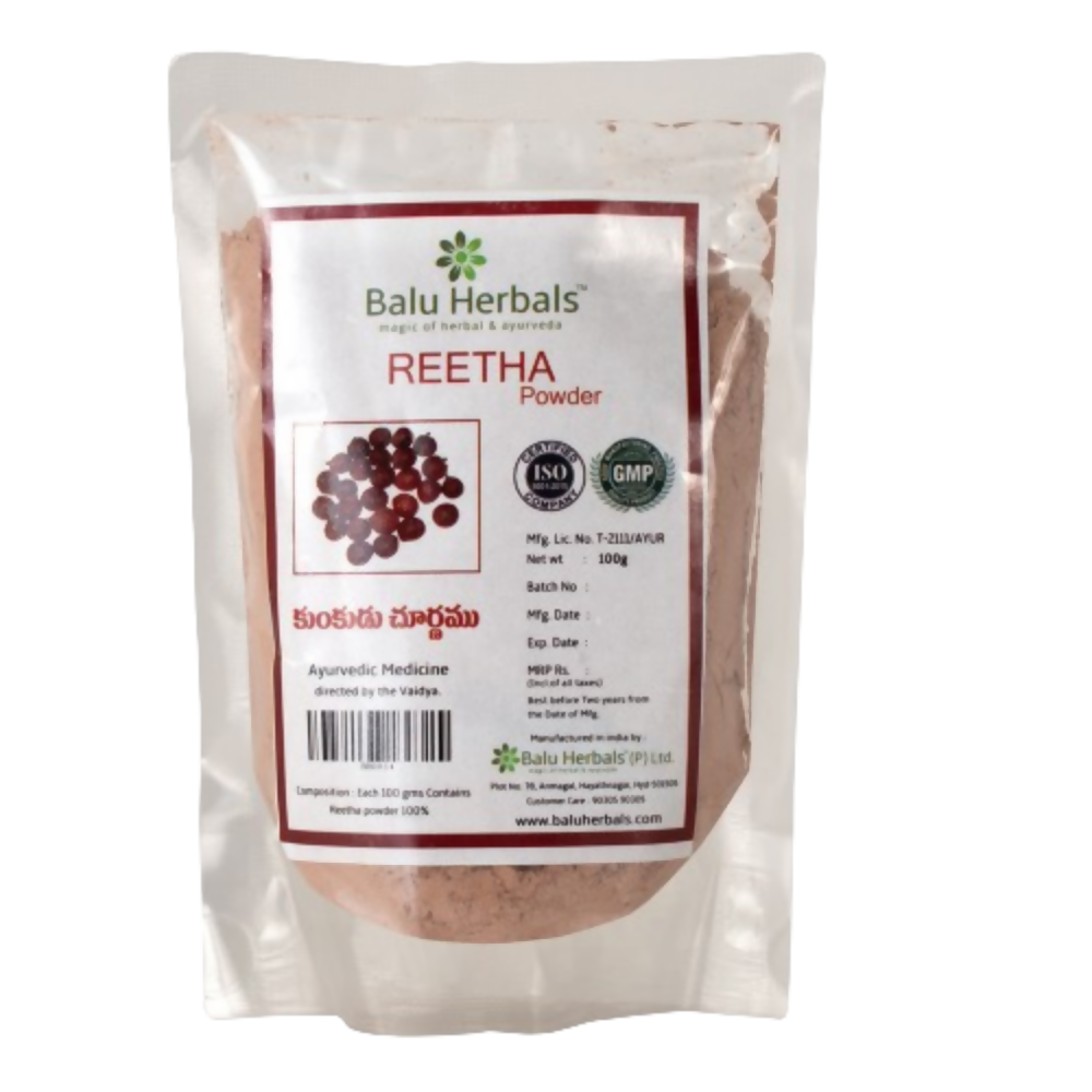 Balu Herbals Reetha (Kumkudu) Powder - Balu Herbals