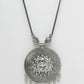 NVR Women's Elegant Silver Oxidised Brass Necklace | Swadesiicart
