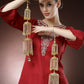 NVR Women's Pack Of 2 Gold-Polished & White Pearl Beaded Bridal Layered Heavy Kaleera Sets - Swadesiicart