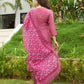 The52 Gajri Women's Beautiful Embroidered Rayon Fabric with Straight Kurta, Pant and Dupatta Set - Swadesiicart