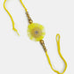 NVR Women & Men Set of 2 Yellow Peacock Design Bhaiya Bhabhi Rakhi With Roli Chawal | Swadesiicart