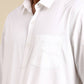 Ramraj Cotton Mens Full Sleeve Formal 100 % Cotton White Shirt | Swadesiicart