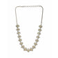 Silver Kundan and American Diamond Neckpiece (Silver) - Ruby Raang | Swadesiicart