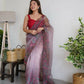 Vamsee Multi Organza Saree - Swadesiicart