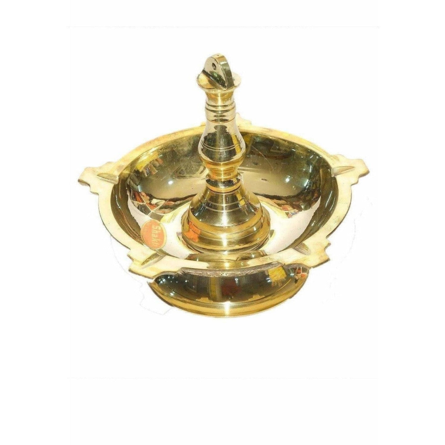 Brass Pooja Diya/ Lamp Stand  (Big Size) / Deepam Stand (Big Size)-1Step | Swadesiicart
