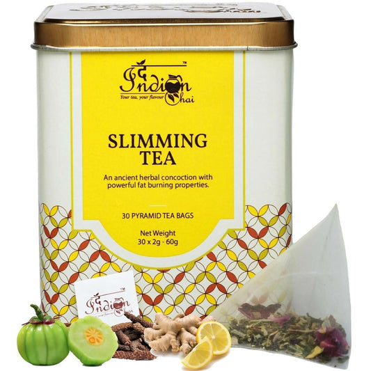 The Indian Chai - Slimming Tea 30 Pyramid Tea Bags | Swadesiicart