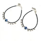 Mominos Fashion Kamal Johar Nazariya Silver/Black Anklets | Swadesiicart