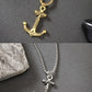 NVR Men Set of 2 Silver & Gold Stainless Steel Pendant with Chain | Swadesiicart