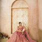 Kesar Fab Pink Banarasi Silk Embroidered Lehenga | Swadesiicart