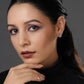 Silver Diamond Studs- Ruby Raang | Swadesiicart