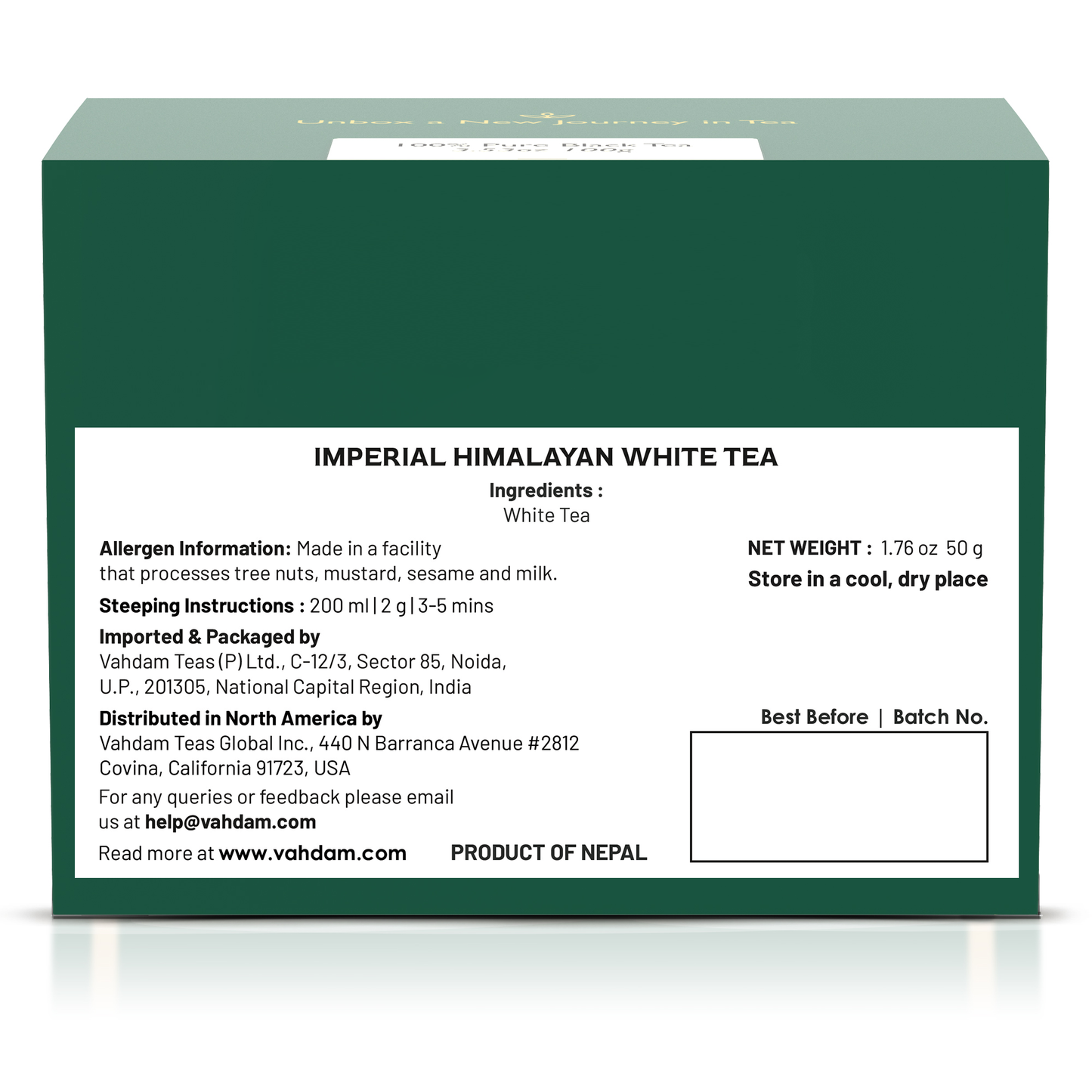 Imperial Himalayan White Tea, 1.76 oz