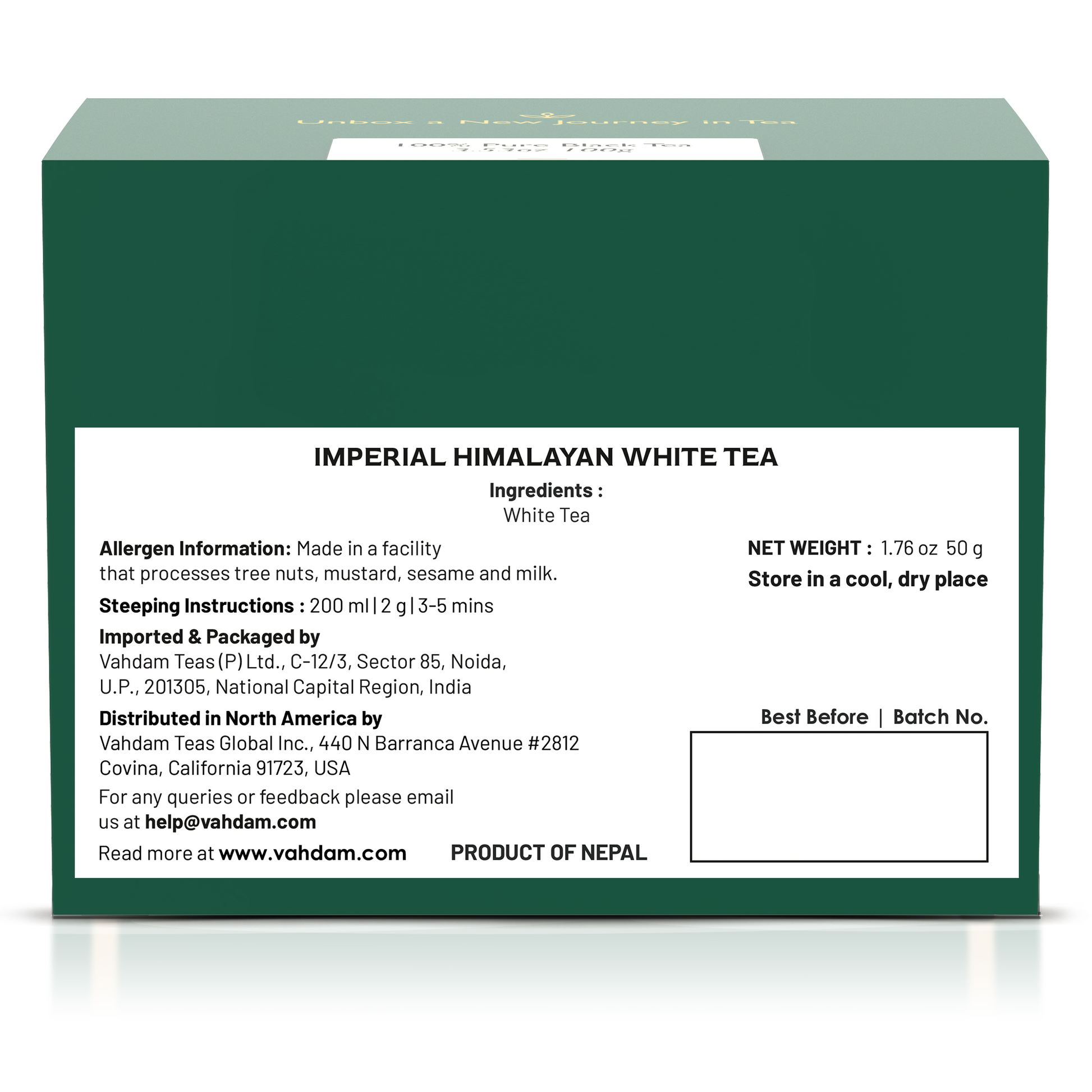Imperial Himalayan White Tea, 1.76 oz