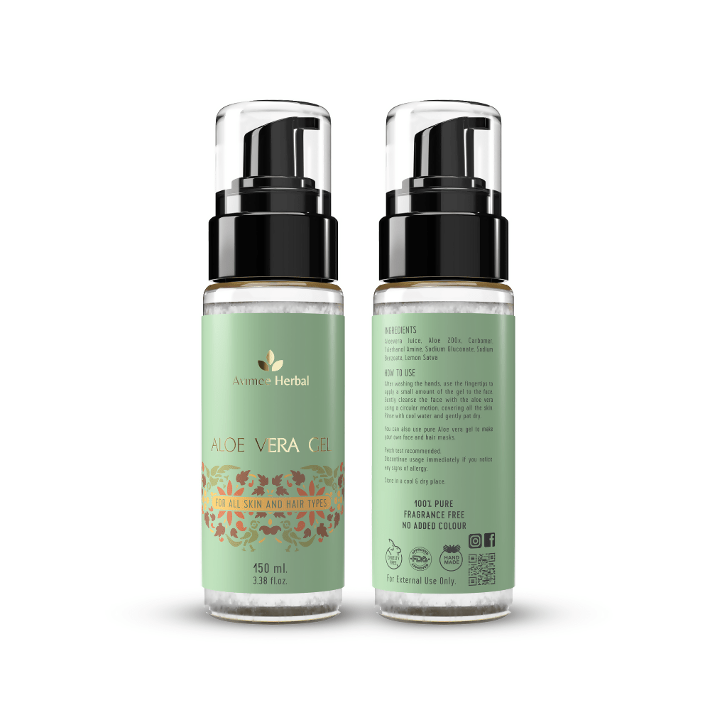Avimee Herbal Pure Aloe Vera Gel - Limited Time Offer - Swadesiicart