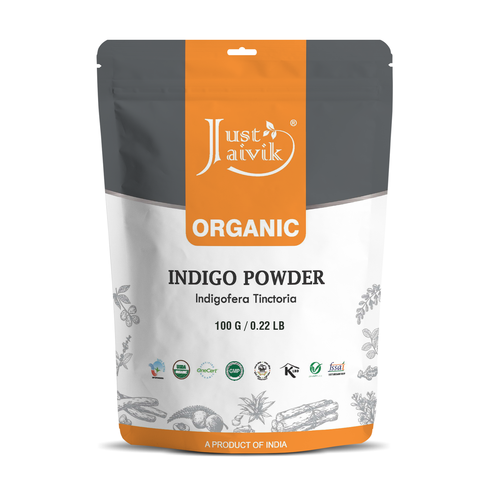 Indigo Powder | Indigofera Tinctoria | Natural Dye | USDA | Organic