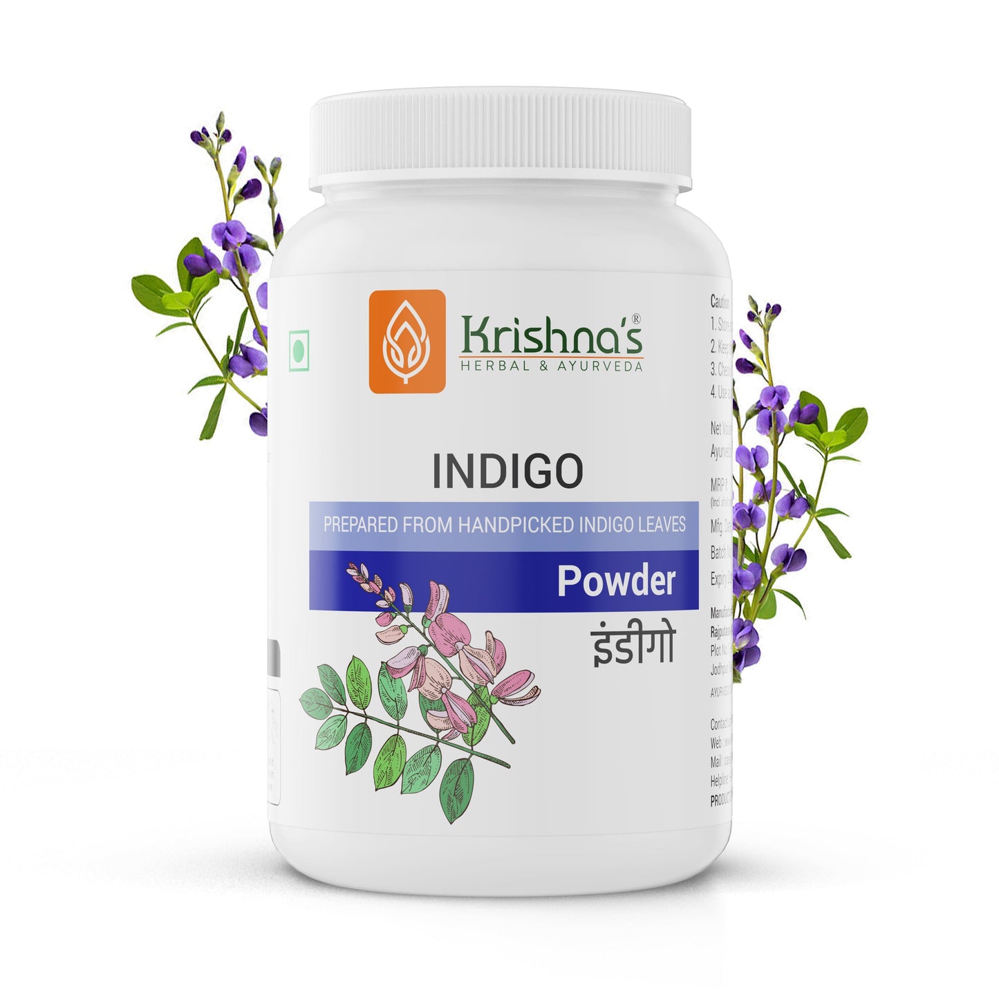 Krishna'S Herbal & Ayurveda Indigo Powder | Swadesiicart