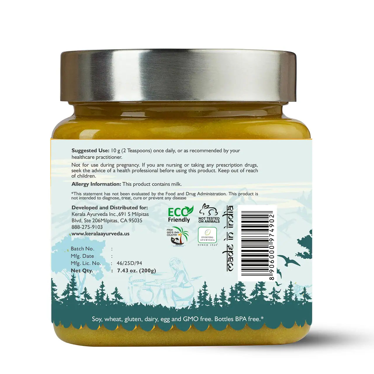 Indukantha Ghee (Ghritham) - Herb Infused Ghee for Immunity & Digestive Support
